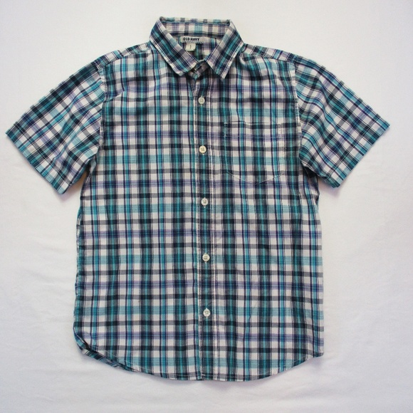 Old Navy Other - Old Navy Boy's Button Front Shirt Size Large